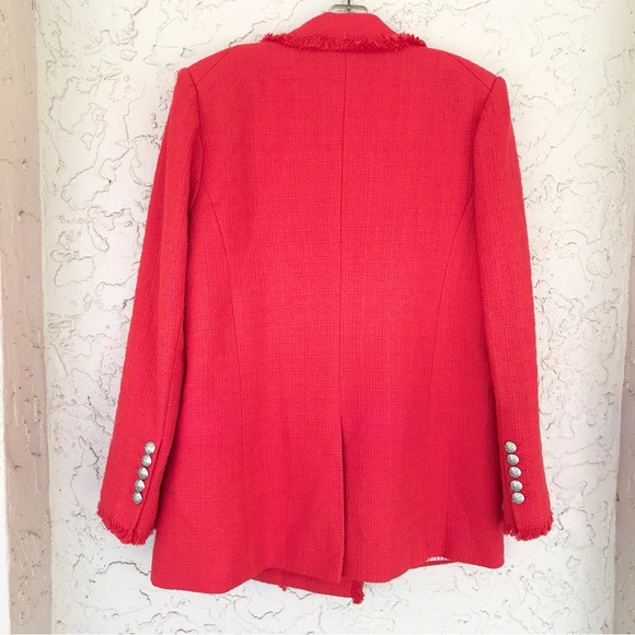 ✨Veronica Beard Nayeli Dickey Fringed Blazer, Sz12 - Picture 9 of 12